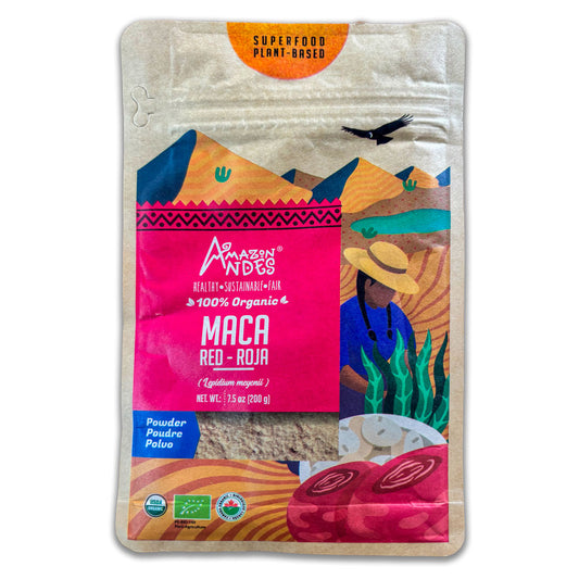 Harina De Maca Roja Gelatinizada 200 Gr/Bolsa